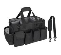 Grand sac de rangement pour outils de nettoyage - Sac de rangement pour le travail ménager, le travail, le système de transport à bandoulière, sac utilitaire avec compartiments spacieux | Parfait pour