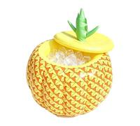 Grand seau à glace - Couvercle gonflable pour refroidisseur de boisson à l'ananas pour événement en plein air | Bouteille spacieuse avec support, récipient à boissons portable, adapté pour la plage, l