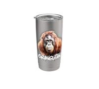 Grand singe orang-outan Gobelet isotherme en acier inoxydable double paroi