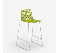 Grand Soleil Design Tabouret de Bar de Cuisine 64cm Mini Spider - Vert Anis