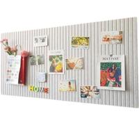 Grand tableau décoratif en feutre, épaisseur 0,9 cm, tableau de présentation pliable avec ruban adhésif pour coller des photos, mur de photos pour l'école, la maison, la cuisine, le bureau, 60 x 40 cm