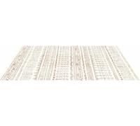 Grand tapis 6 x 9 pieds Tapis de sol antidérapant et résistant aux déchirures Beige moderne