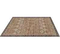 Grand tapis 8 x 10 pieds Tapis antidérapant d'intérieur Vintage brun vert
