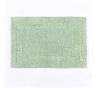 Grand tapis de bain en coton, 70 x 120 cm - Vert sauge