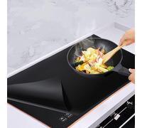 Grand tapis de protection en silicone pour plaques à induction (52 x 78 cm), tapis en silicone pour plaques à induction, tapis de protection pour plaques à induction, résistant à la chaleur, tapis iso
