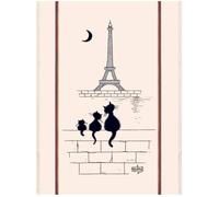 Grand Torchon Coton DUBOUT Chats Tour Eiffel