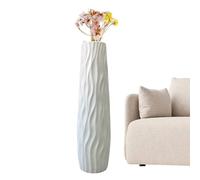Grand Vase A Poser Au Sol, 58cm Grand Vase De Sol avec Texture 3D, Vintage Vases De Fleurs pour Salon, Salle À Manger, Chambre À Coucher, Accueil, Couloir, Décoration De Maison
