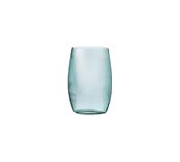 Grand vase en verre bleu Step