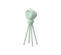 Grand ventilateur JISULIFE sans pales pour poussette bébé, 5000mAh avec purification d'air et technologie turbo d'air - Vert