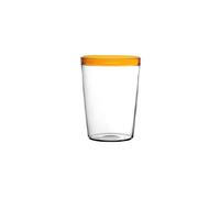Grand verre à eau en verre borosilicate ambre, à motifs, résistant aux chocs thermiques, compatible lave-vaisselle - Pomax, Tarifa - Ø8x9 cm