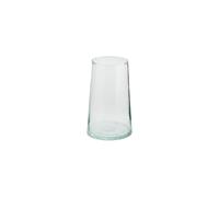 Grand verre à eau en verre recyclé transparent, uni - Madam Stoltz, Balda - Ø7x12 cm