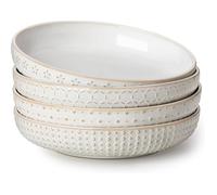 Grande Assiette Creuse en Grès 1570 ml Bols à Pâtes Beige 24cm Bols à Soupe Assiette Salade Lot de 4 Bo CLASSE PREPA GRANDES ECOLES