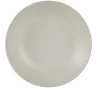 Grande assiette creuse Vésuvio blanc 25 cm (lot de 6) - Table Passion - Blanc - Grès Blanc G