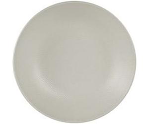 Grande assiette creuse Vésuvio blanc 25 cm (lot de 6) - Table Passion - Blanc - Grès Blanc G