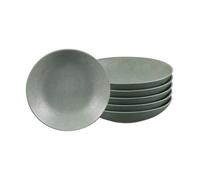 Grande assiette creuse Vésuvio sauge 25 cm (lot de 6)