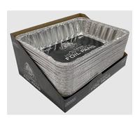Grande barquette aluminium jetable pour barbecue Pit Boss - Lot de 4