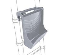 Grande bassine de couleur pour échelles, en plastique, 3 litres, de couleur grise