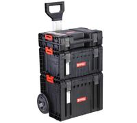 Grande boîte à outils sur roulettes Boîte à outils avec compartiments Mallette d'outils électriques Set modulaire PRO