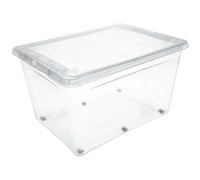 Grande boîte de Rangement à Roulettes 136 litres