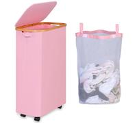 Grande boîte de rangement rose de 75 litres