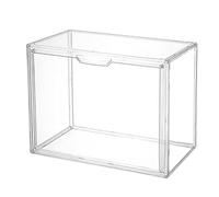 Grande boîte de rangement transparente avec PET, sans cloison 36 x 17 x 27 | Boîte de rangement transparente pour jouets avec intérieur spacieux, boîte de rangement décorative pour décoration de la