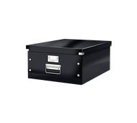 Grande Boîte en Carton avec couvercle format A3+ Multi Usages - Noir