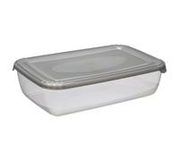 Grande Boite hermétique de congélation rectangulaire 3 litres - Gris