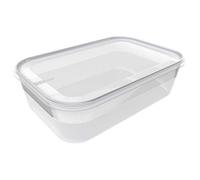 Grande Boîte rectangulaire alimentaire congélation 3 litres - Transparent