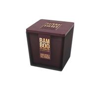 Grande bougie bambou bois ambre et vétiver