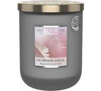 Grande bougie heart and home ange gardien BLANC G