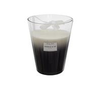 Grande Bougie Parfumée 3 mèches Vase Noir Senteur Linge Frais H23cm - ELEXI -