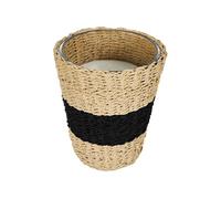 Grande bougie parfumée panier tressé 23 cm