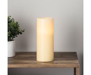 Grande Bougie Pilier LED à Piles en Cire avec Minuterie