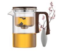 Grande bouilloire en verre avec tamis et passoire - Cafetière transparente