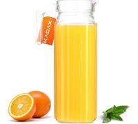 Grande carafe en verre pour boissons - Carafe - Contenance 1,1 l - Pour l'eau et les jus - e FCM