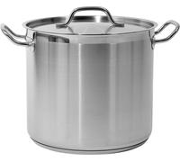 Grande casserole professionnelle 28 x 25 cm, 15,4 litres, avec couvercle