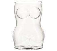 Grande chope à bière - Verre à bière de 8,5 x 14 cm avec sans , forme féminine, élégant, robuste de qualité supérieure | Verre à bière cadeau pour la maison, le bar, les fêtes, les boissons