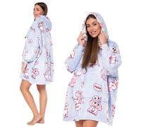 Grande couverture-sweat, flanelle douce, sherpa chaud, VIOLET