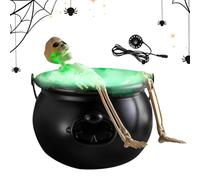 Grande décoration d'Halloween effrayante avec guirlande lumineuse | Kit décoratif d'extérieur pour la maison, la chambre, le salon, le bureau, le jardin, la cour, la terrasse