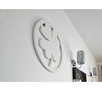 Grande décoration murale en forme de trèfle - MDF