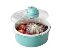Grande essoreuse électrique pour fruits et laitue | Lave-fruits et légumes pour baies, fraises, cerises, raisins, salade, cuisine, préparation des repas, camping, pique-nique