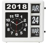 Grande horloge analogique pour les personnes malvoyantes et atteintes de la maladie d'Alzheimer - 31 x 31 cm, de forme carrée