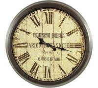 Grande horloge ancienne murale jardin