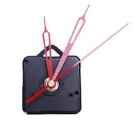 Grande Horloge Murale Silencieuse, 1 Ensemble, Mécanisme De Mouvement À Quartz, Mains Noires Et Rouges, Kit De Réparation, Ensemble D'outils Avec Crochet