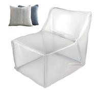 Grande housse de pouf Organisateur imperméable réutilisable | Housse Pouf Transparente Animal en Peluche Pour adulte bébés chambre déco dortoir canapé lit lecture