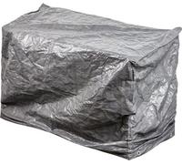 Grande housse imperméable pour barbecue d'extérieur - Protection durable pour barbecue - Housse de barbecue pour jardin ou terrasse en polyéthylène vert résistant - 170 cm x 170 cm x 115 cm