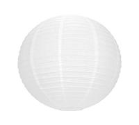Grande Lanterne Japonaise Blanche, diam. 50 cm, Lampion Boule Papier Blanc, à Suspendre