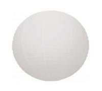 Grande Lanterne Japonaise Gris clair, diam. 50 cm, Lampion boule Papier gris, à suspendre