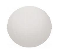 Grande Lanterne Japonaise Gris clair, diam. 50 cm, Lampion boule Papier gris, à suspendre