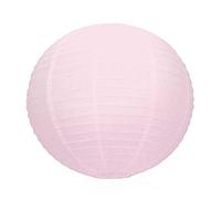 Grande Lanterne Japonaise Rose Clair, diam. 50 cm, Lampion Boule Papier, à Suspendre